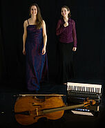 Duo Escarlata, Daniela Hunziker (Cello) und Ina Hofmann (Akkordeon)